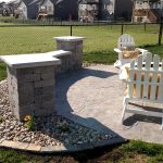 Concrete bench at home in Ankeny IA