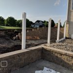 Landscape construction project in Ankeny IA
