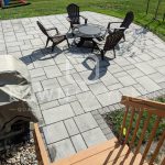 Finished Concrete patio project in Ankeny