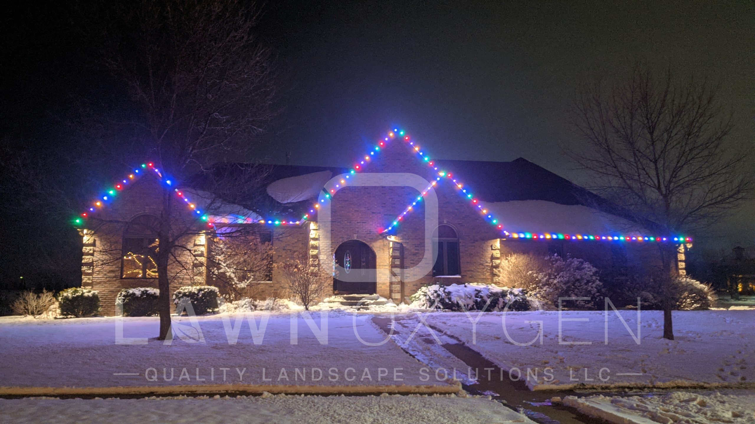 Christmas Lights Ankeny, IA Holiday Lighting Services LawnOxygen